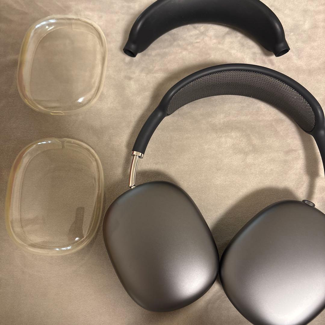 AirPods Max スペースグレー シリコンケース付き！
