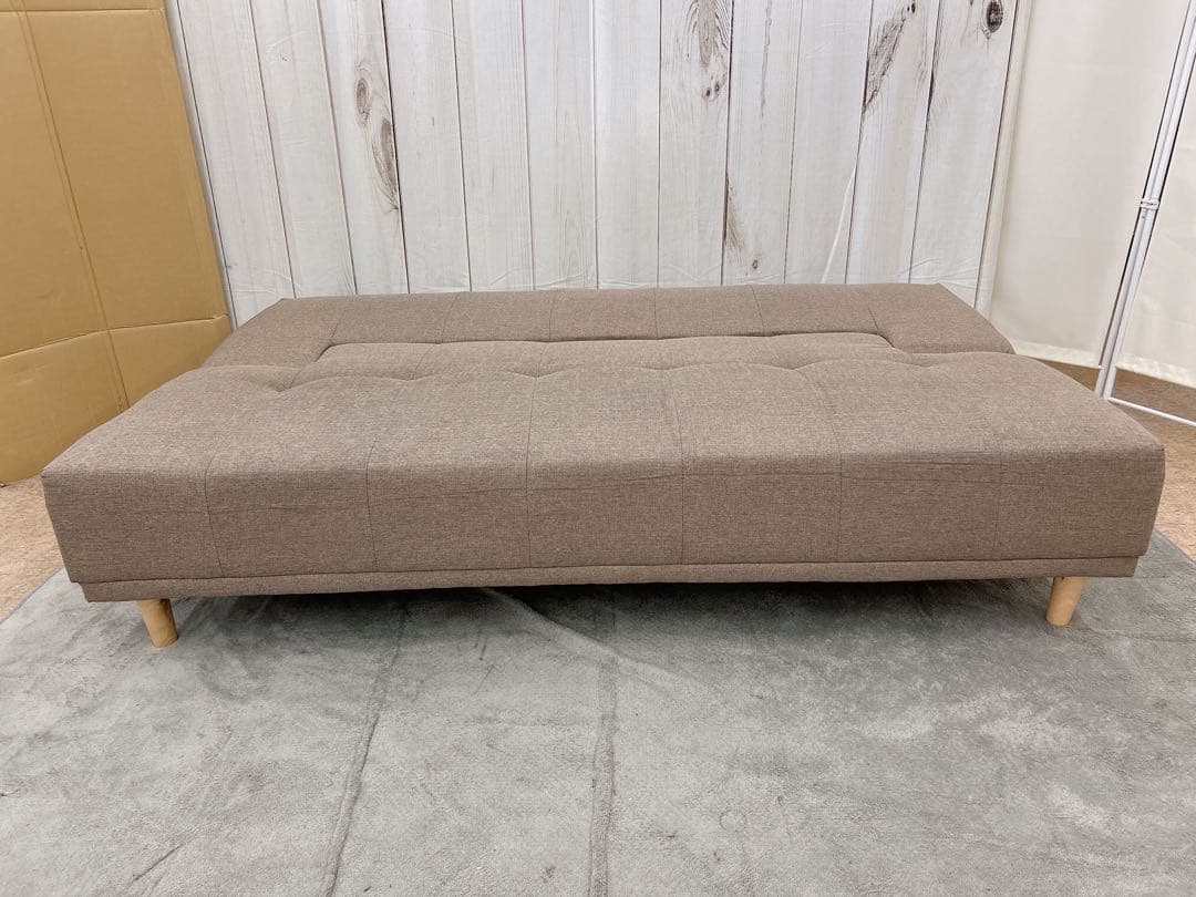 ソファーベッド（ブラウン）