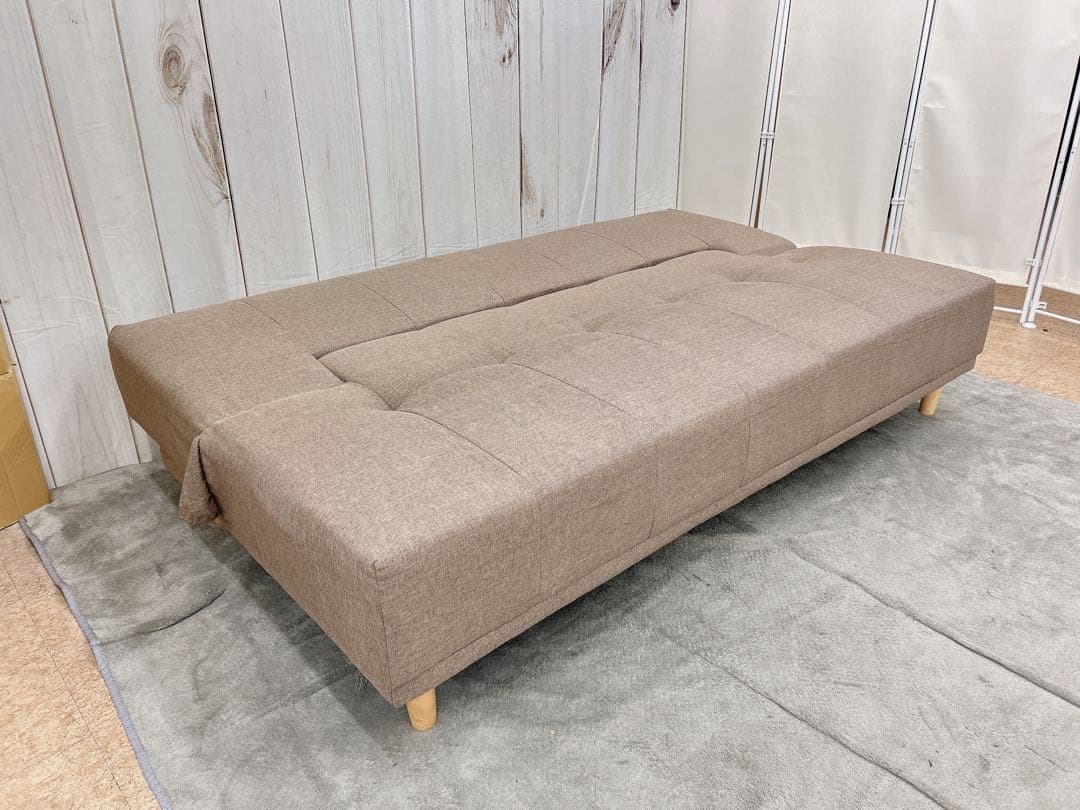 ソファーベッド（ブラウン）