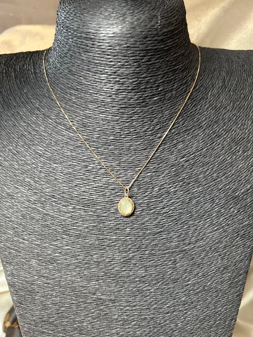 アガットK10クォーツシェルチャーム