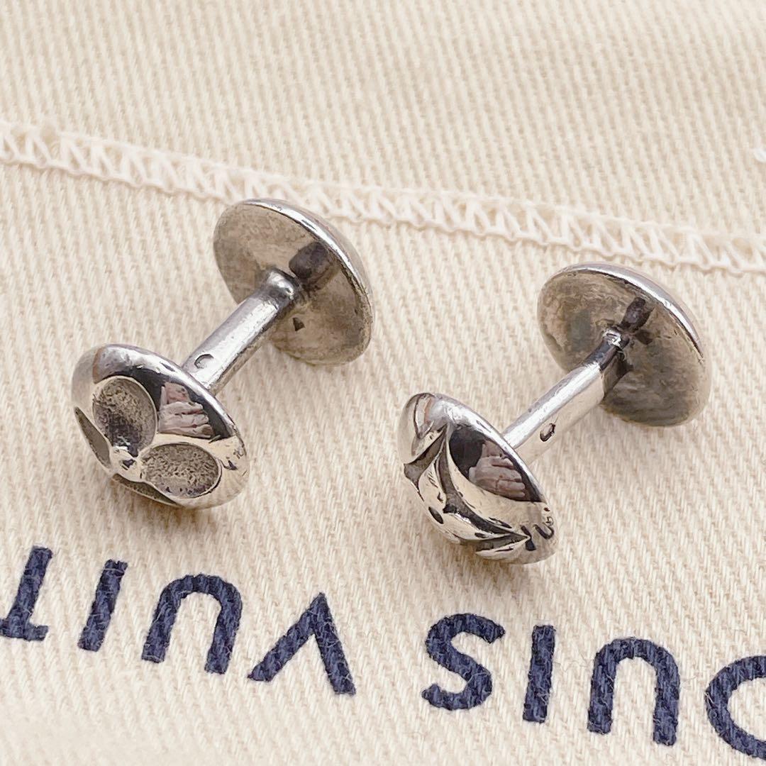 LOUIS VUITTON カフリンクス　ブトン　ドゥ　マンシェット　シルバー