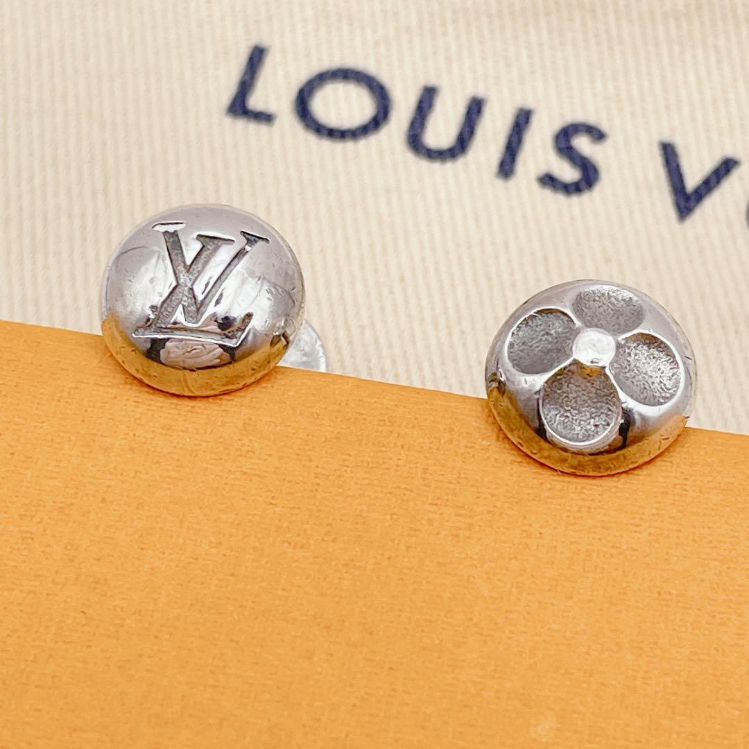 LOUIS VUITTON カフリンクス　ブトン　ドゥ　マンシェット　シルバー