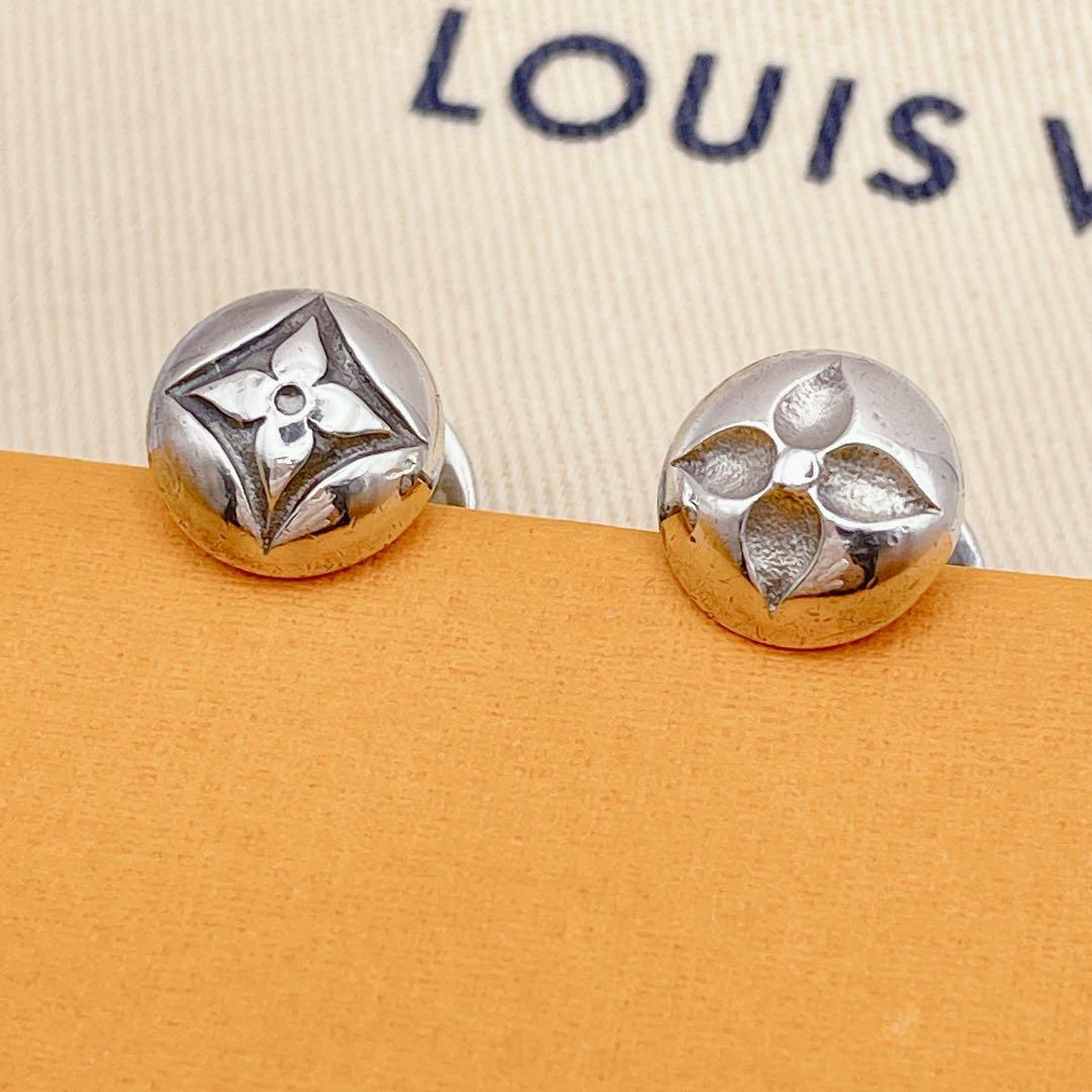 LOUIS VUITTON カフリンクス　ブトン　ドゥ　マンシェット　シルバー