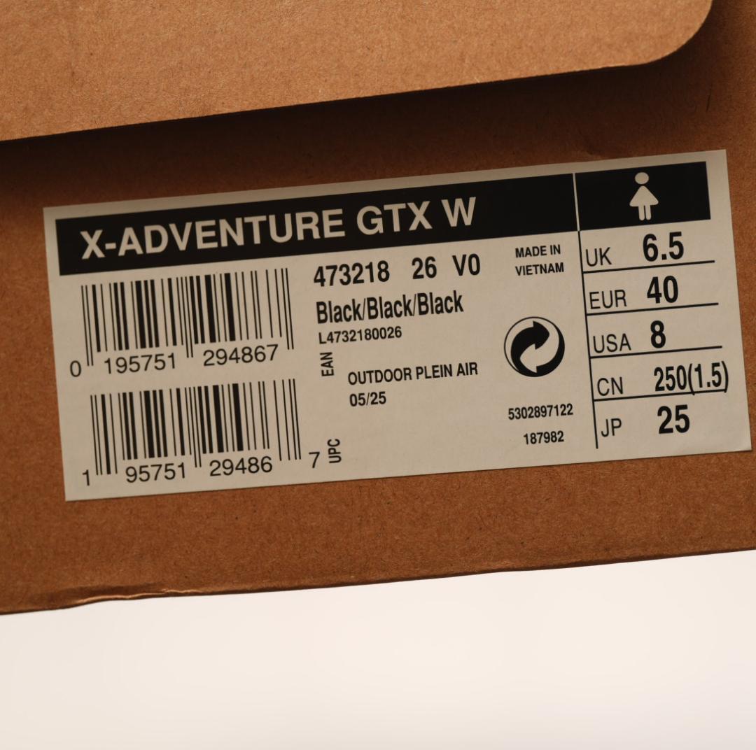 タグ付未使用品 Salomon X-ADVENTURE GTX 25cm