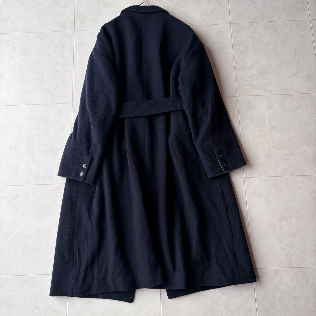 北欧 暮らしの道具店 3WAY 襟のかろやかチェスターコート 濃紺 ネイビー F