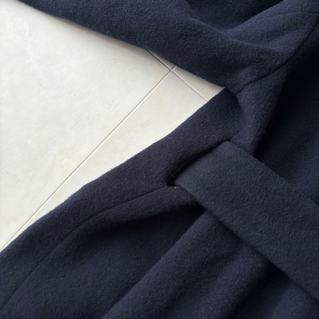 北欧 暮らしの道具店 3WAY 襟のかろやかチェスターコート 濃紺 ネイビー F