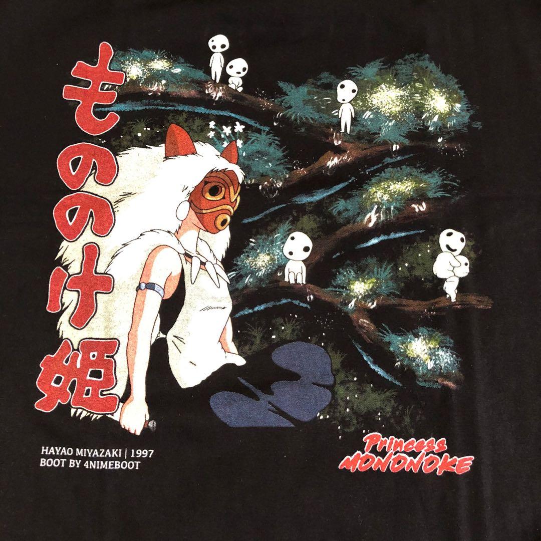 【激レア】 もののけ姫 Tシャツ サイズ XL ブラック