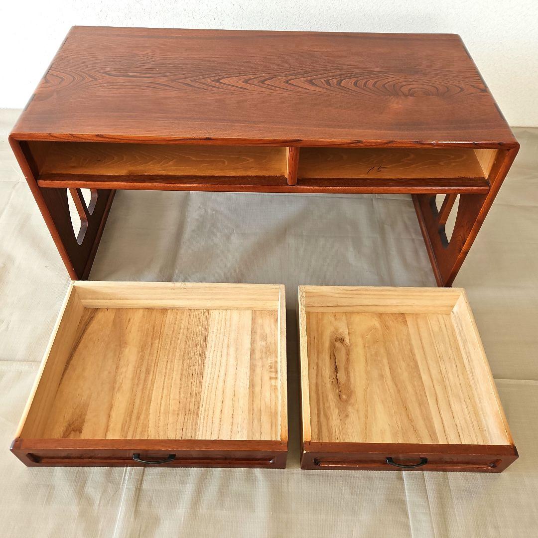 レトロ　文机　座卓　和モダン　木製　チェスト　引き出し　和風　花台　作業台