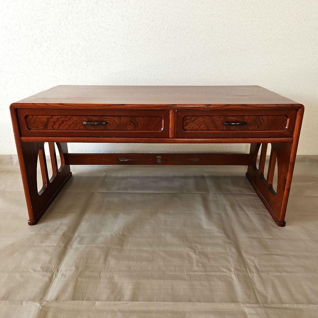 レトロ　文机　座卓　和モダン　木製　チェスト　引き出し　和風　花台　作業台