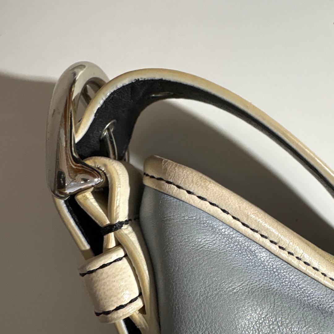 COACH ライトブルー ショルダーバッグ