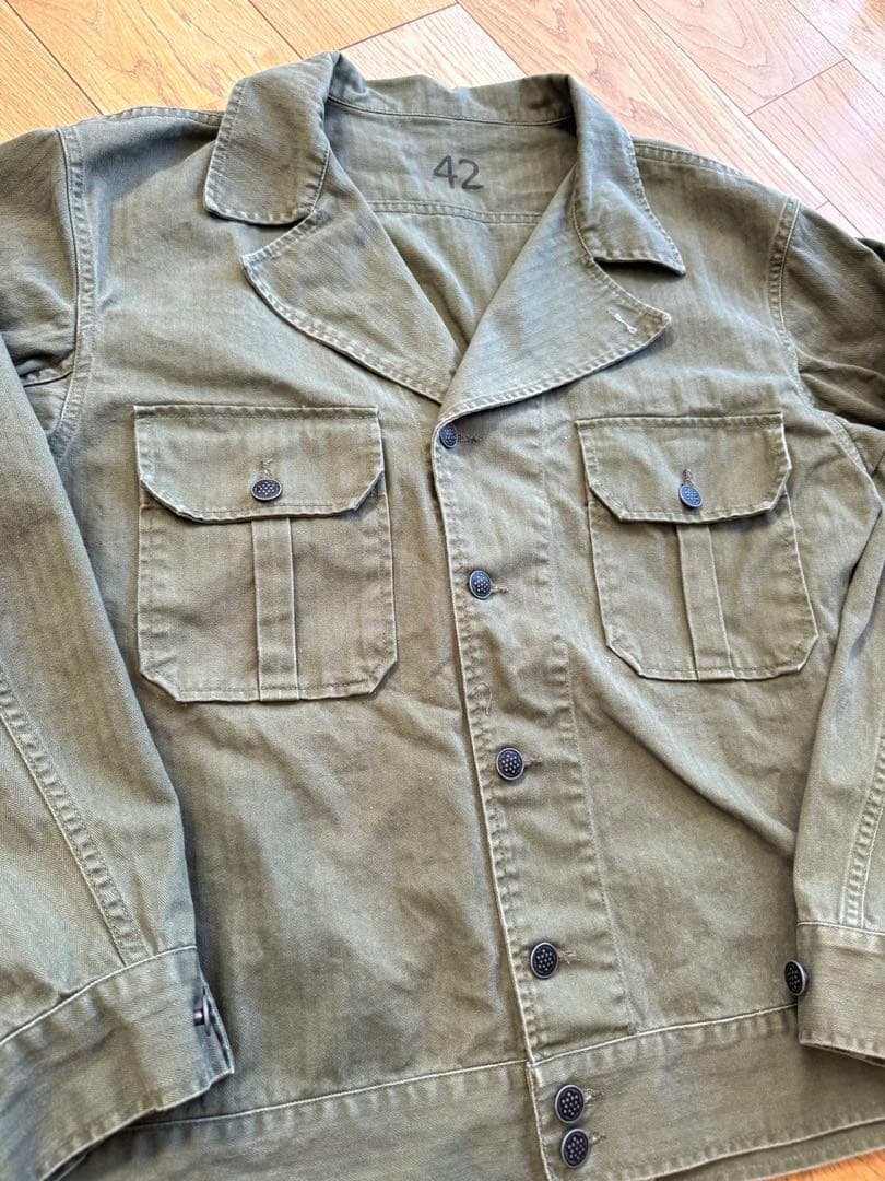 【希少品】US.ARMY米軍40's M-41 HBT コンバットジャケット