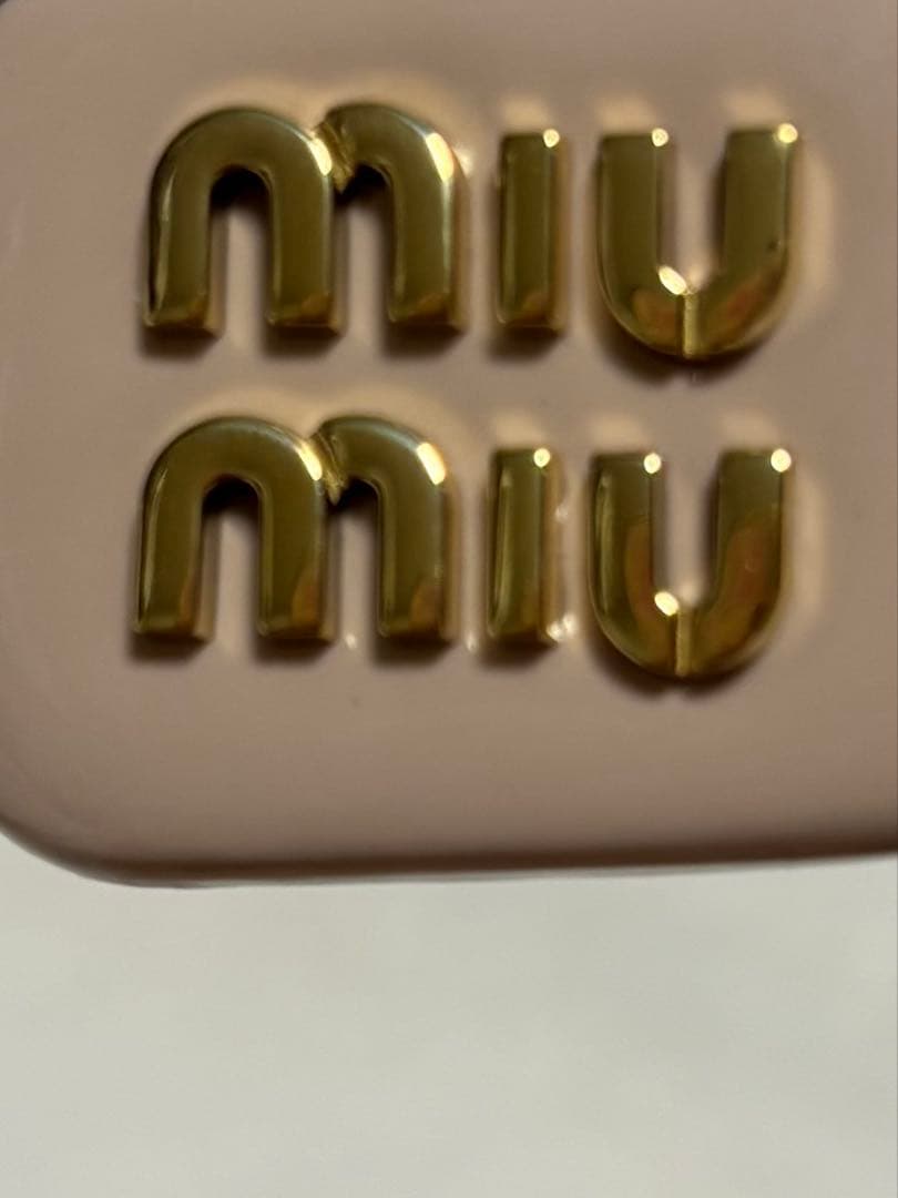 miu miu ピンク ヘアピン 正規品