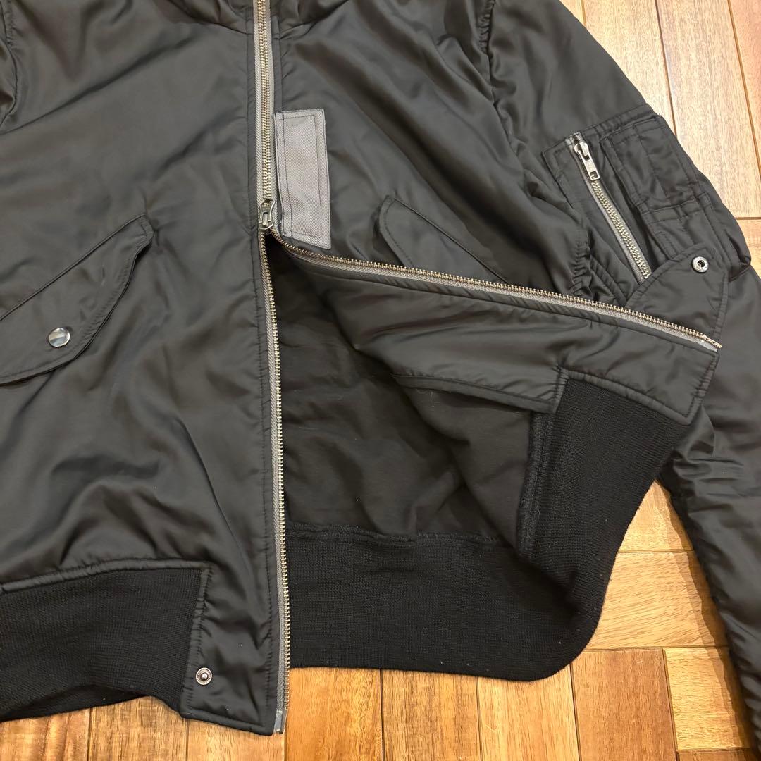 00s archive BUFFALO BOBS 変形 MA-1 y2k 短丈