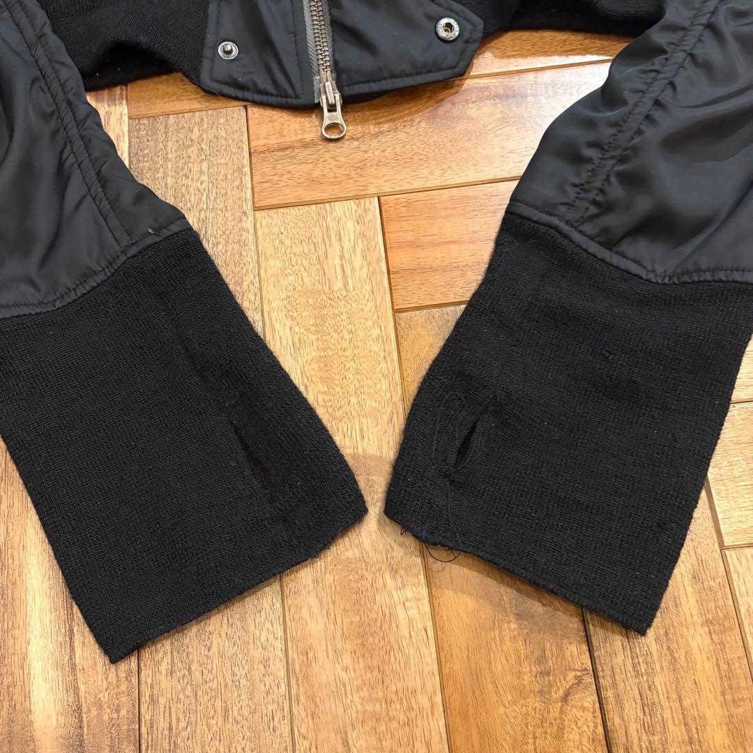 00s archive BUFFALO BOBS 変形 MA-1 y2k 短丈