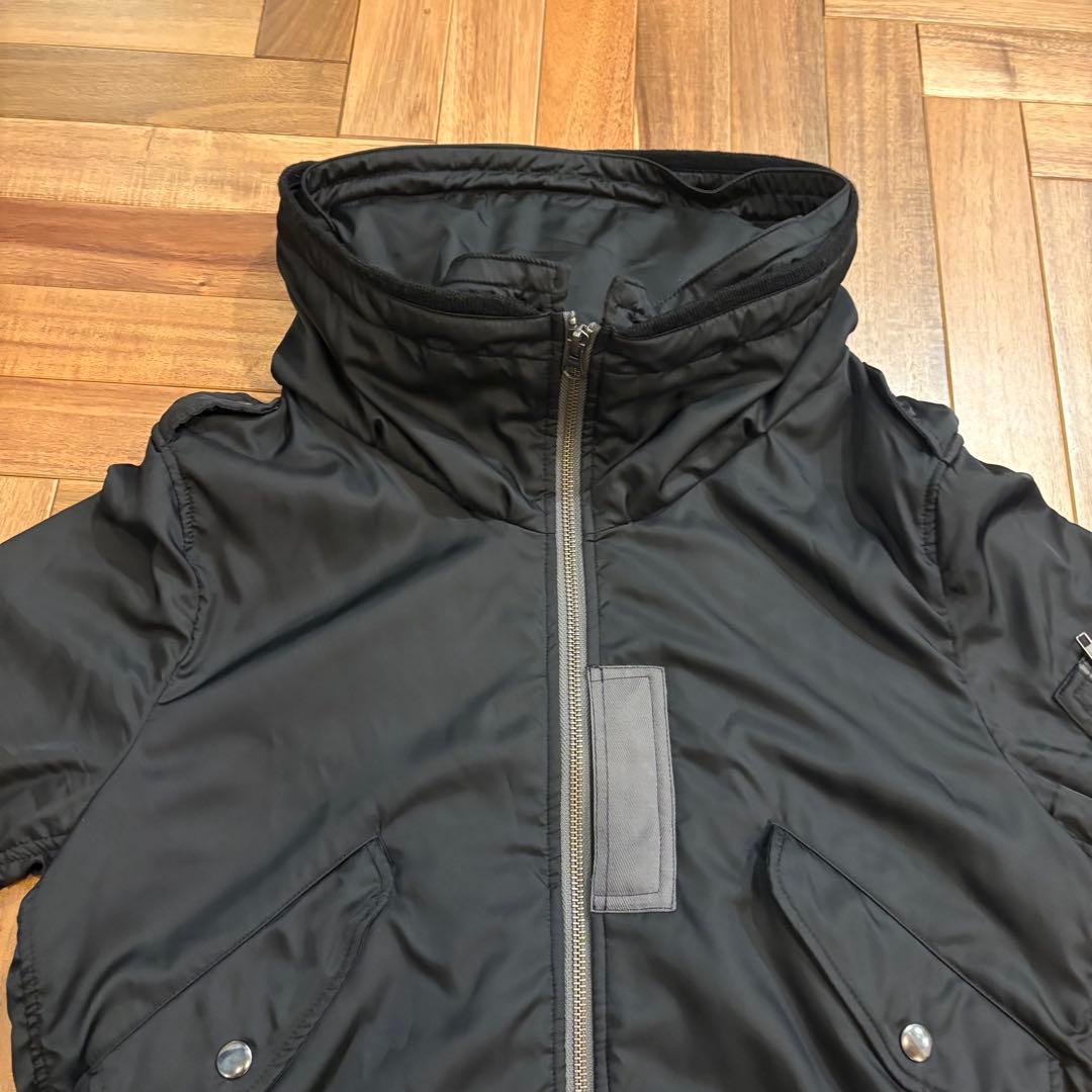 00s archive BUFFALO BOBS 変形 MA-1 y2k 短丈