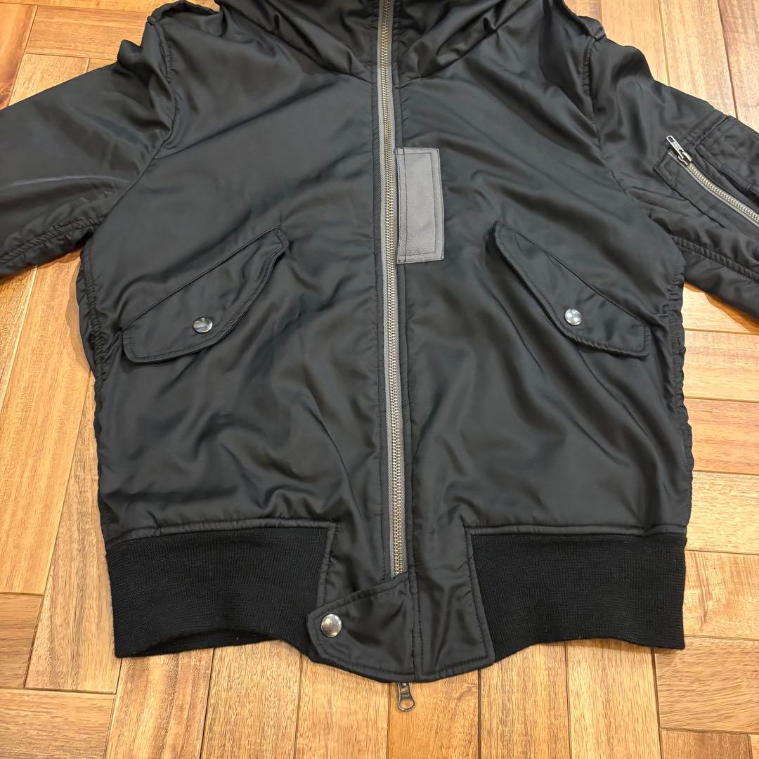 00s archive BUFFALO BOBS 変形 MA-1 y2k 短丈