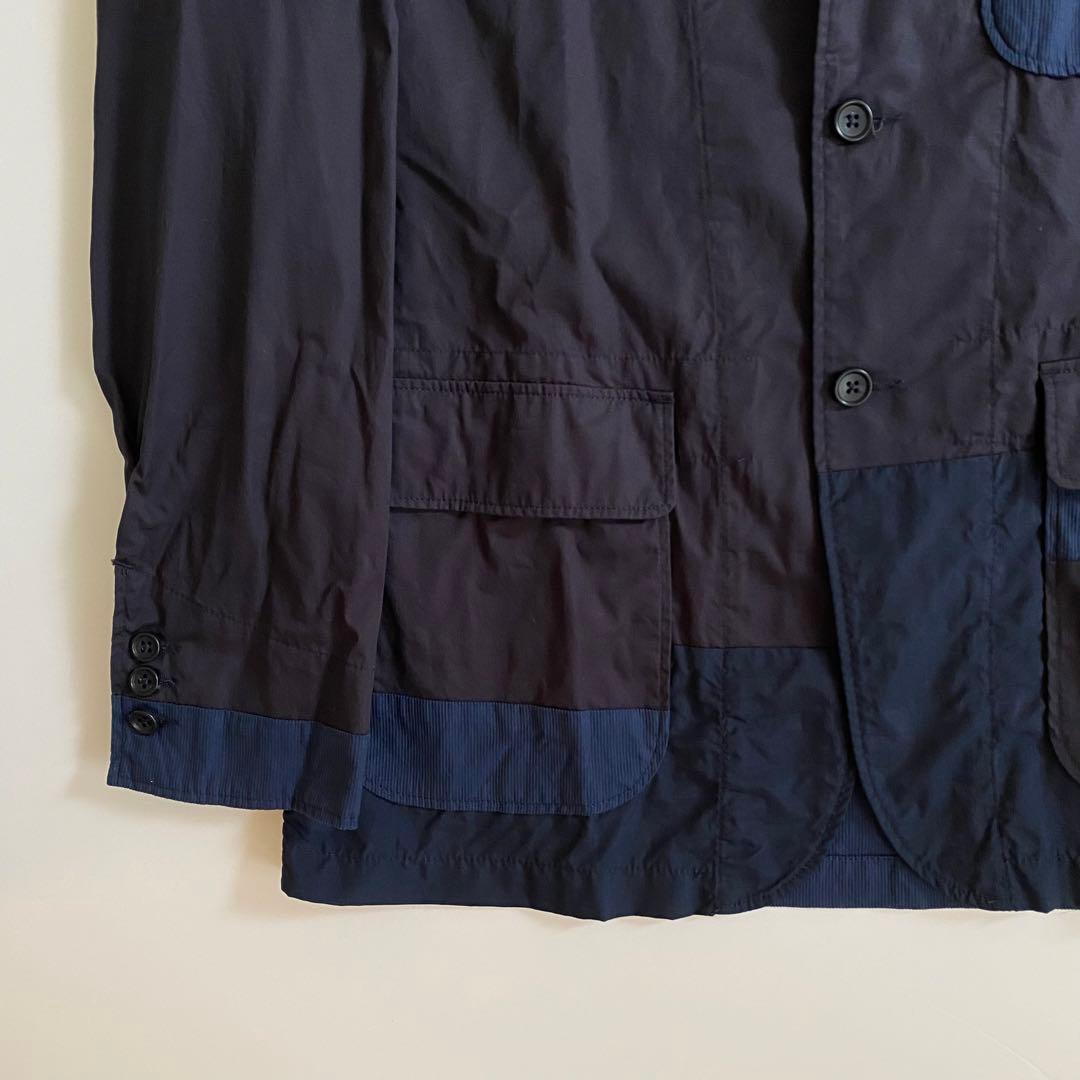 エンジニアードガーメンツ ロイタージャケット S パッチワーク ベッドフォード