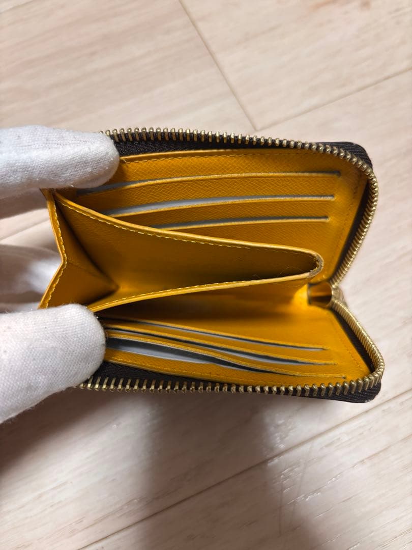 【美品】Louis Vuitton モノグラム ポルトフォイユノアコンパクト