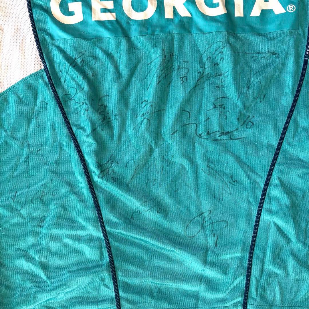 アビスパ福岡　2005年　公式プラクティスシャツ ユニフォーム　サイン入り