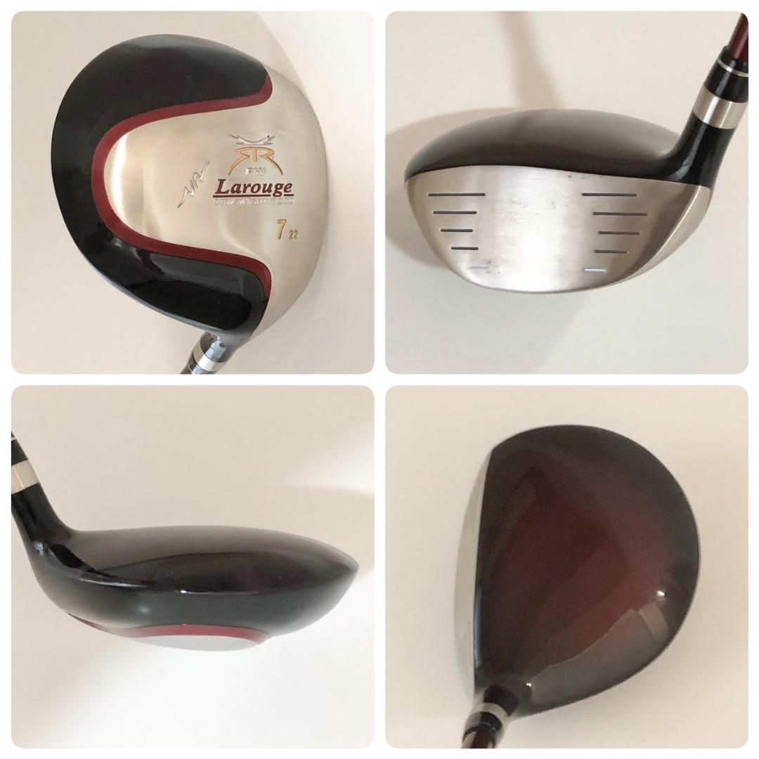 キャディバッグ付き ラルージュ Larouge レディース ゴルフ 9本