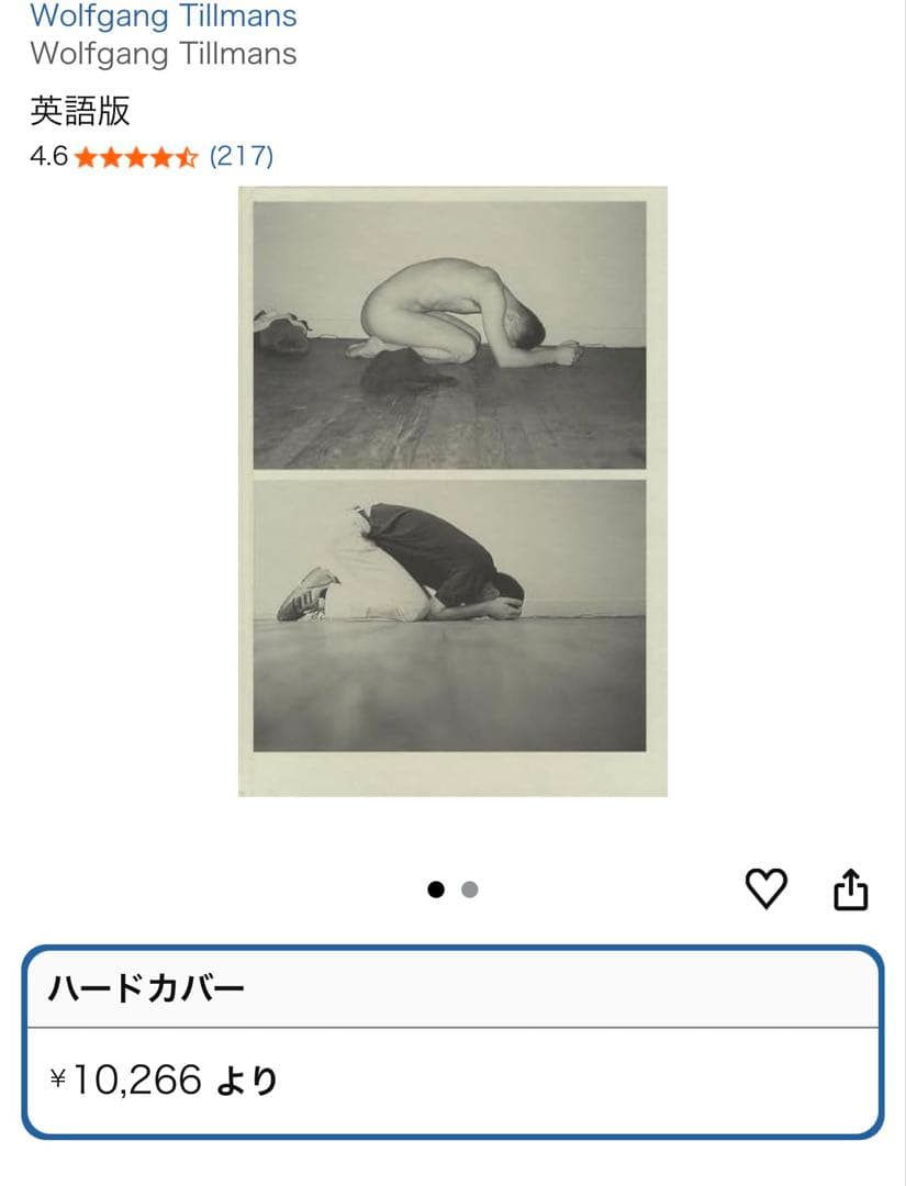 Wolfgang Tillmans 写真集 Kunsthalle Zürich