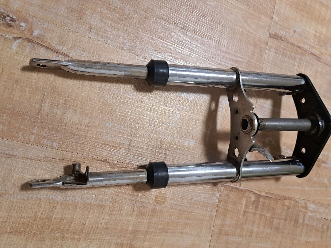 ゴリラフロントフォーク　メッキゴリラ