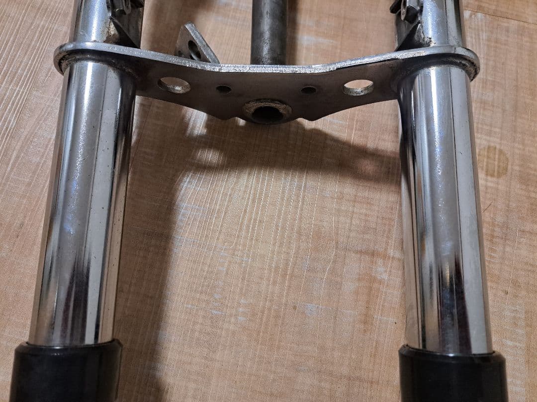 ゴリラフロントフォーク　メッキゴリラ