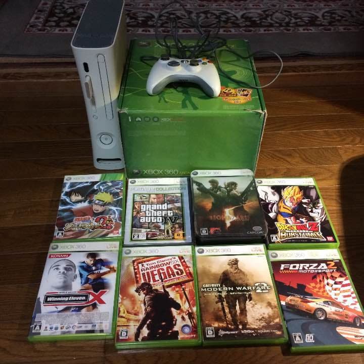 Xbox 360本体➕ソフト全8種類！「値下げはします」