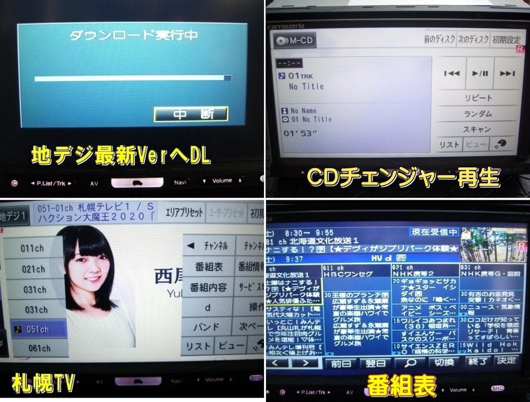 K 最新/最終 2019年版 カロッツェリアAVIC-HRZ099動作品本体のみ