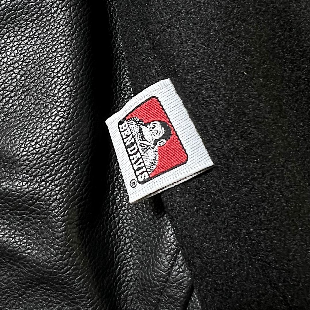 BEN DAVIS ベンデイビス リアルレザー スタジャン ブルゾン M