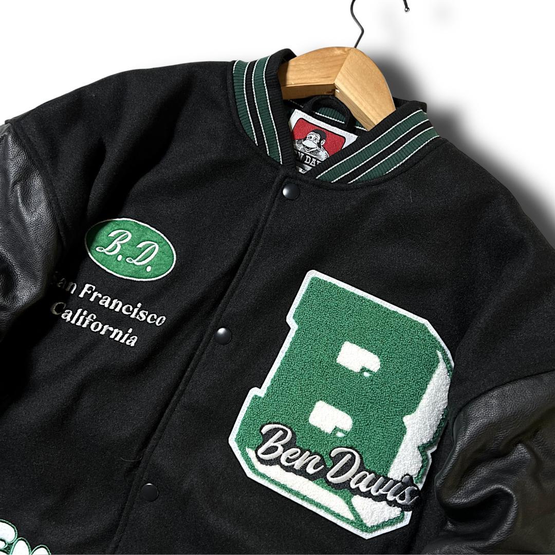 BEN DAVIS ベンデイビス リアルレザー スタジャン ブルゾン M