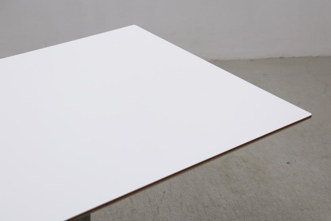 在庫2台 D&Department カフェテーブル ホワイト ナチュラル