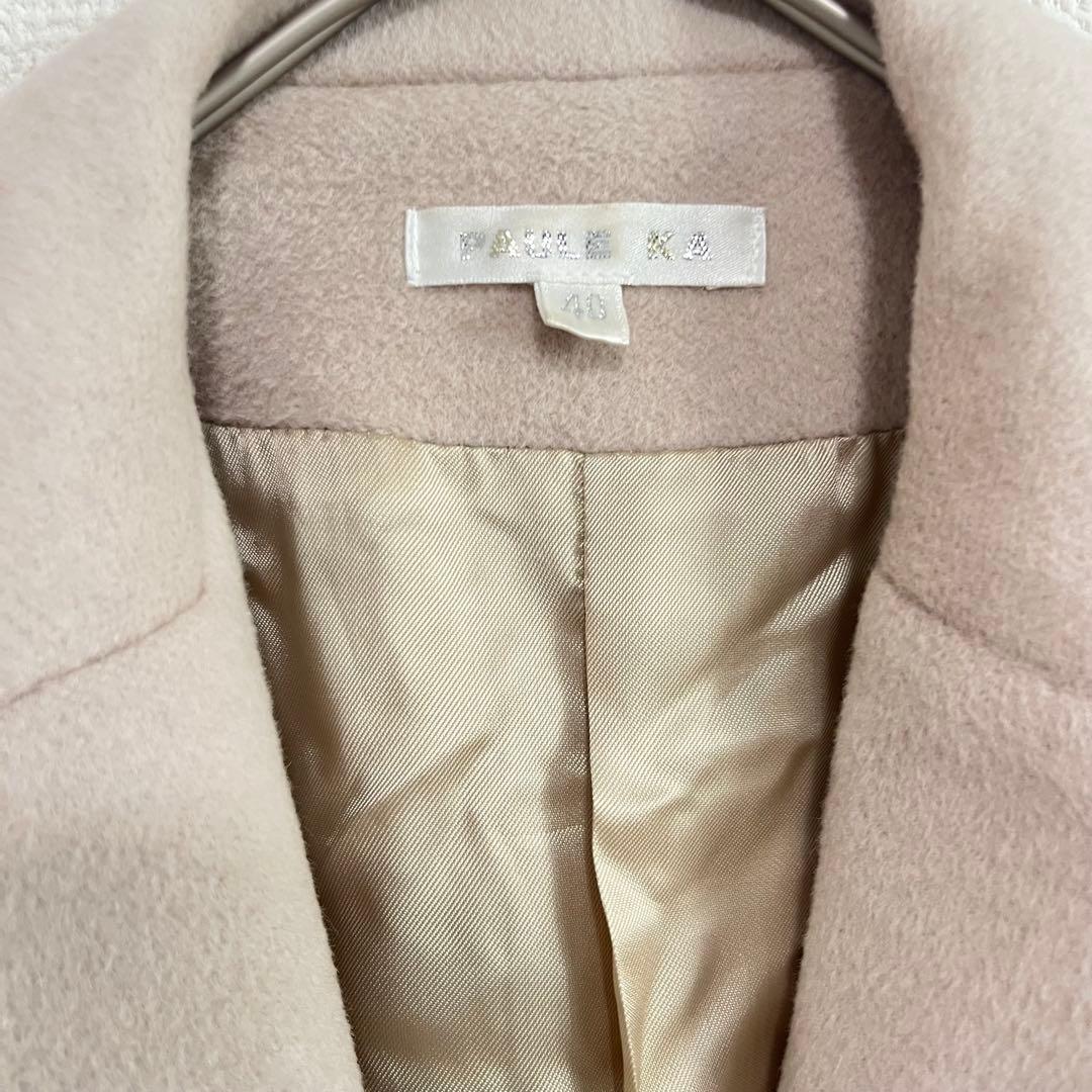 PAULE KA ベージュ ロングコート ボタン付き サイズ40 美品