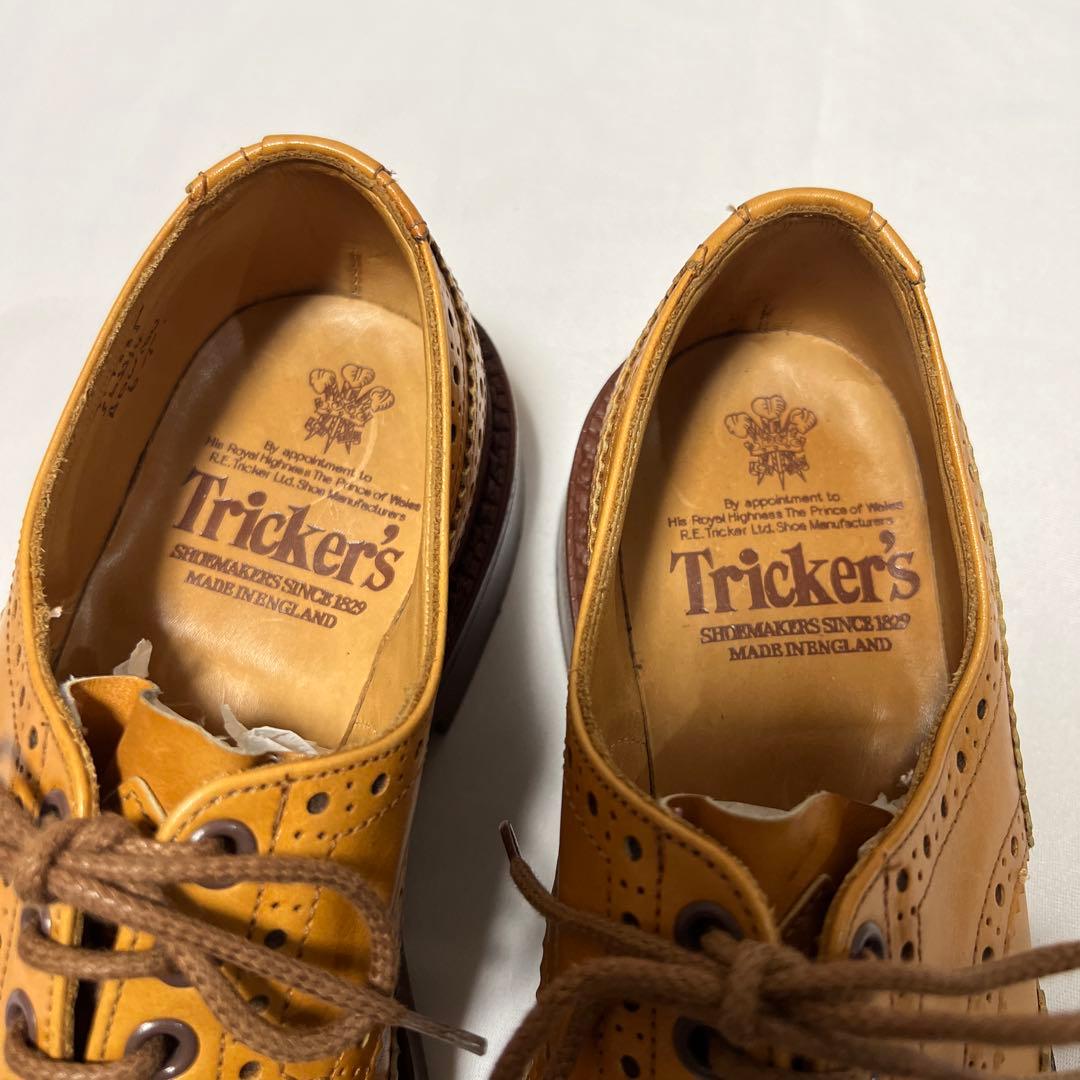Tricker's トリッカーズ BOURTON バートン ウイングチップ　6