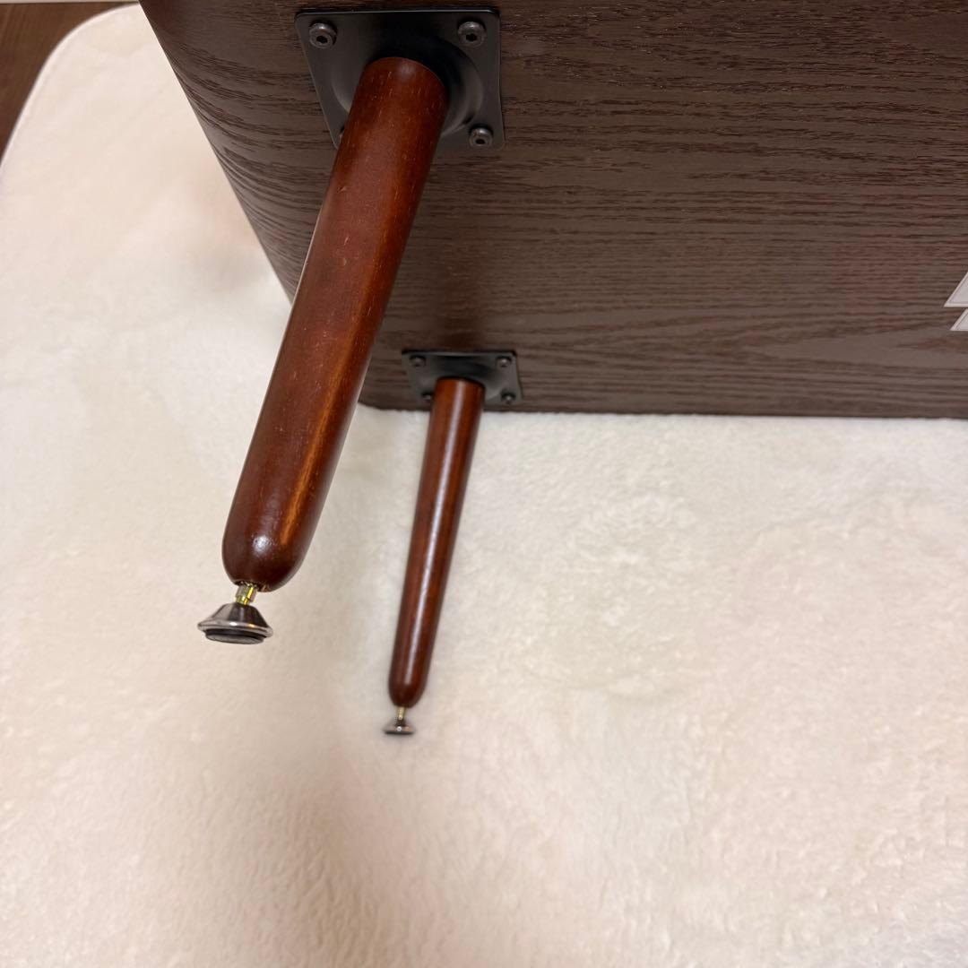 ニトリ センターテーブル ノルディック 強化ガラス ダークブラウン