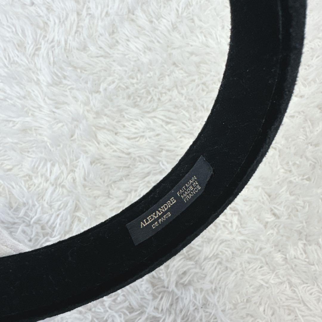 【極美品】アレクサンドル ドゥ パリ　ベロアカチューシャ