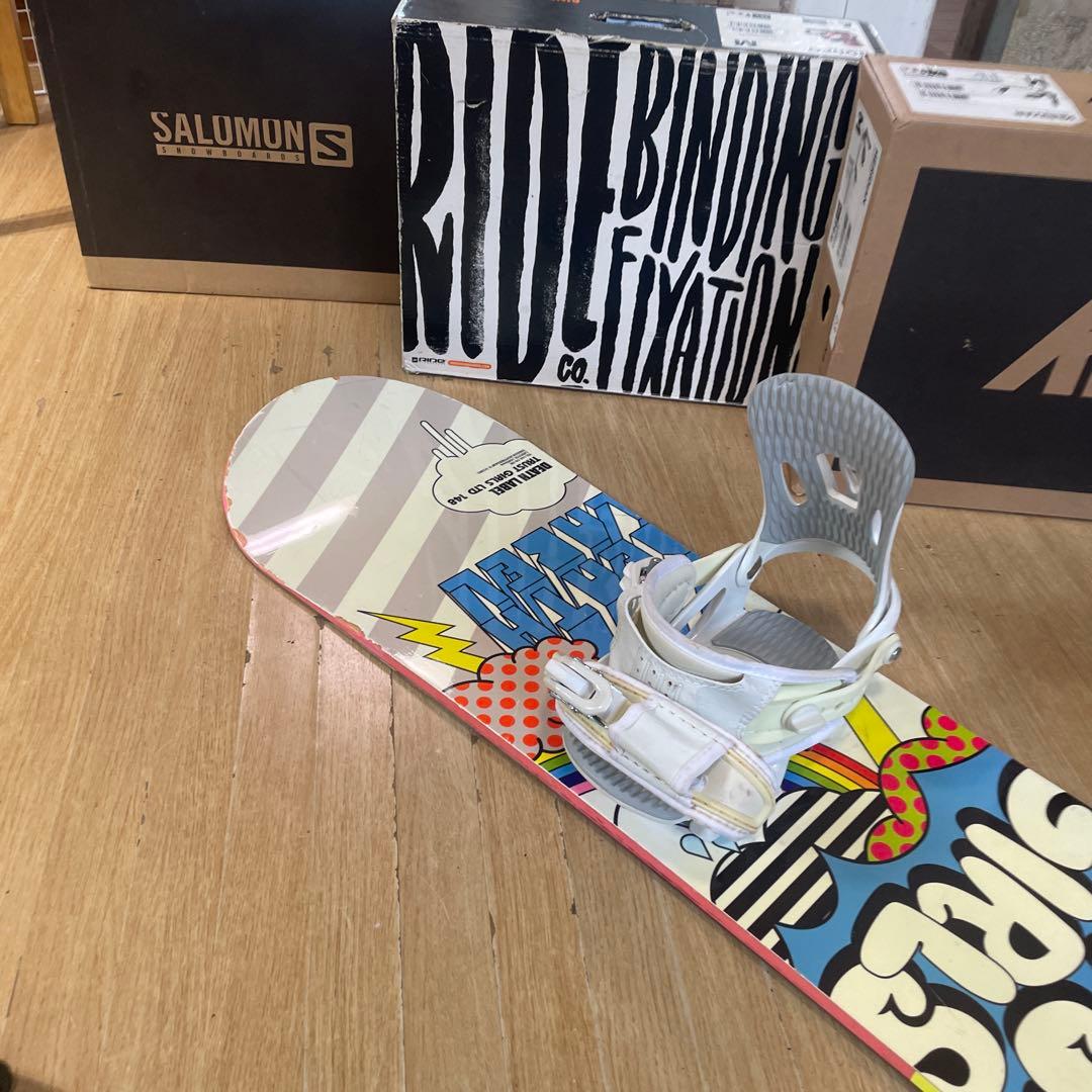 デスレーベル×HEAD　グラトリ◎トラストガール　バイン付スノーボードセット