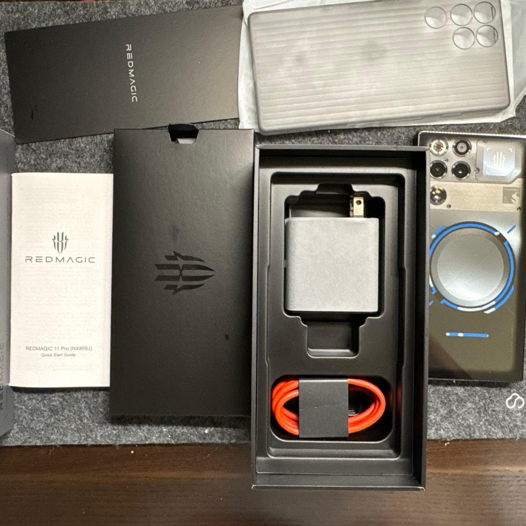 【2日使用日本版24GB/1TB】REDMAGIC 11pro【クリアブラック】