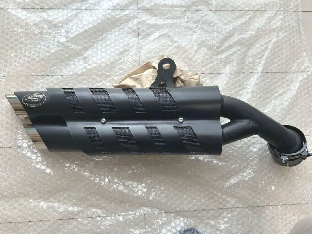 レブル2023〜2025年式用 エンドバッフル付き マフラー gem speed