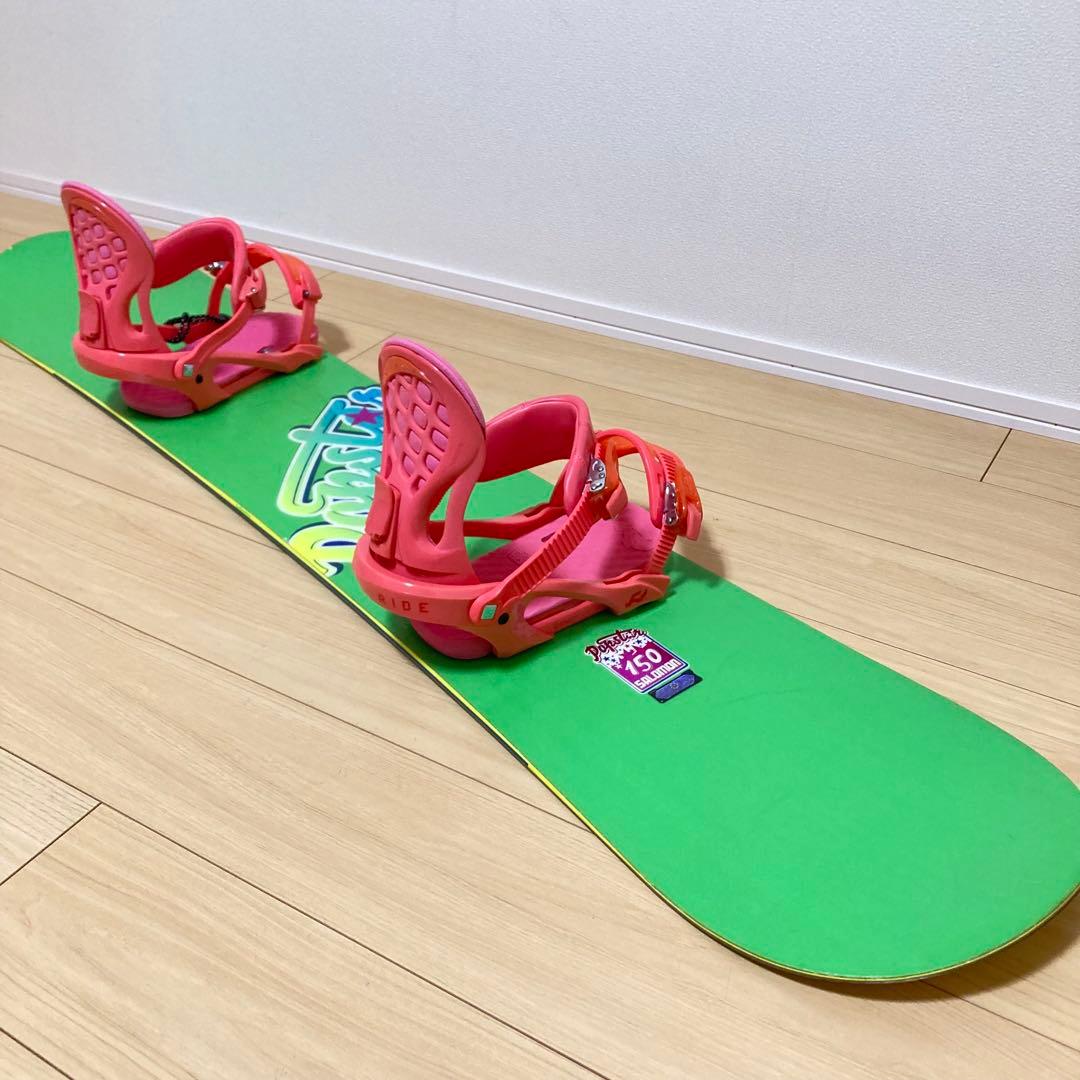 SALOMON スノーボードセット150cm ビンディング付 初中級 2点セット