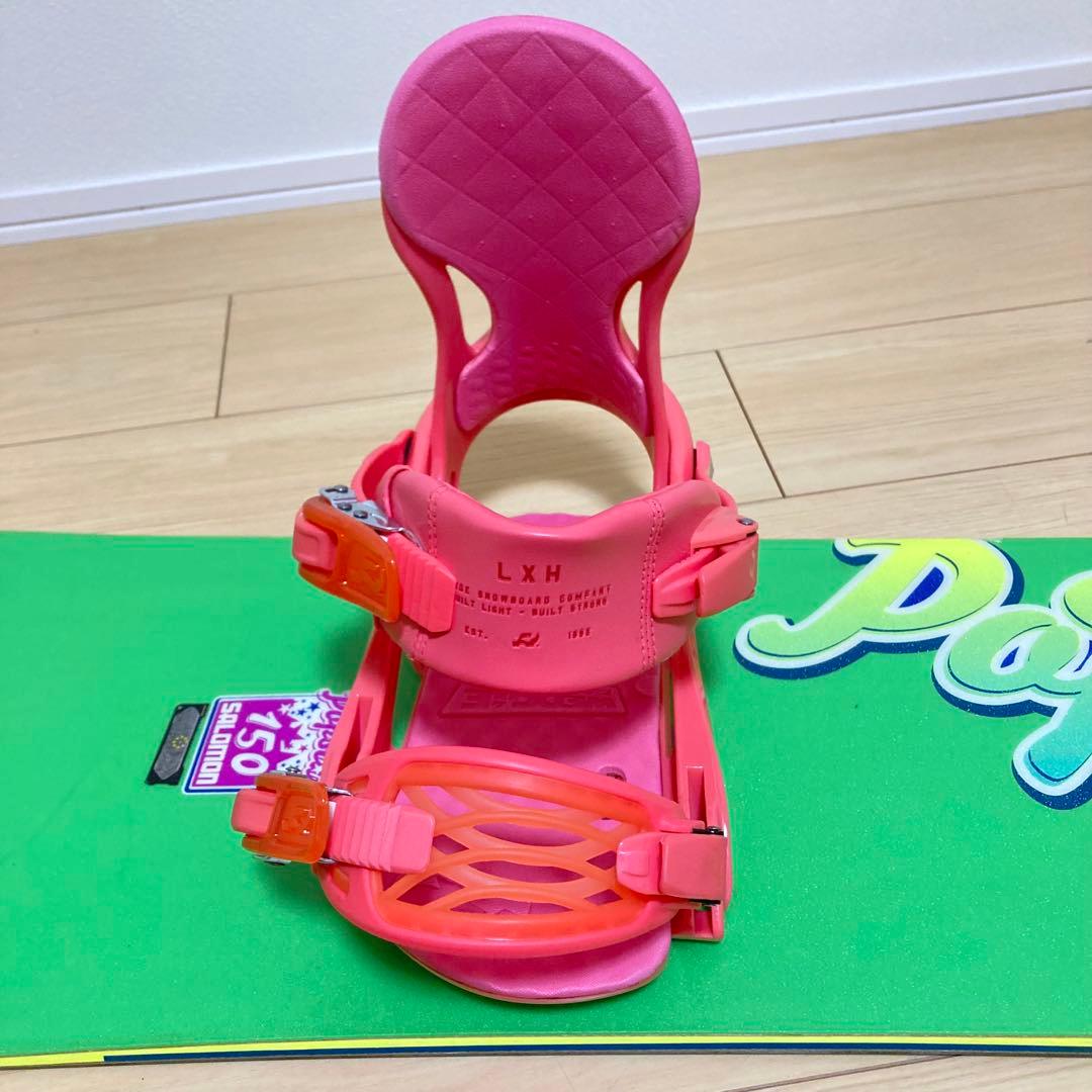 SALOMON スノーボードセット150cm ビンディング付 初中級 2点セット