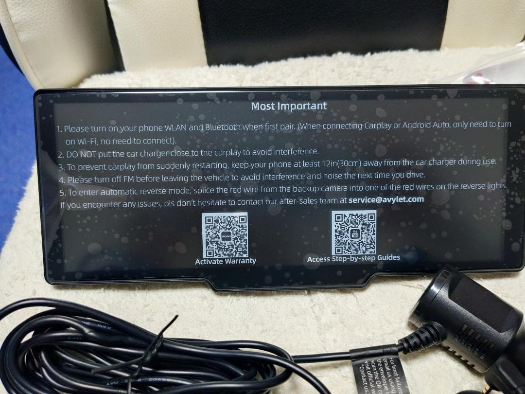 Avylet ディスプレイオーディオ 9.26リアカメラCarPlay/And