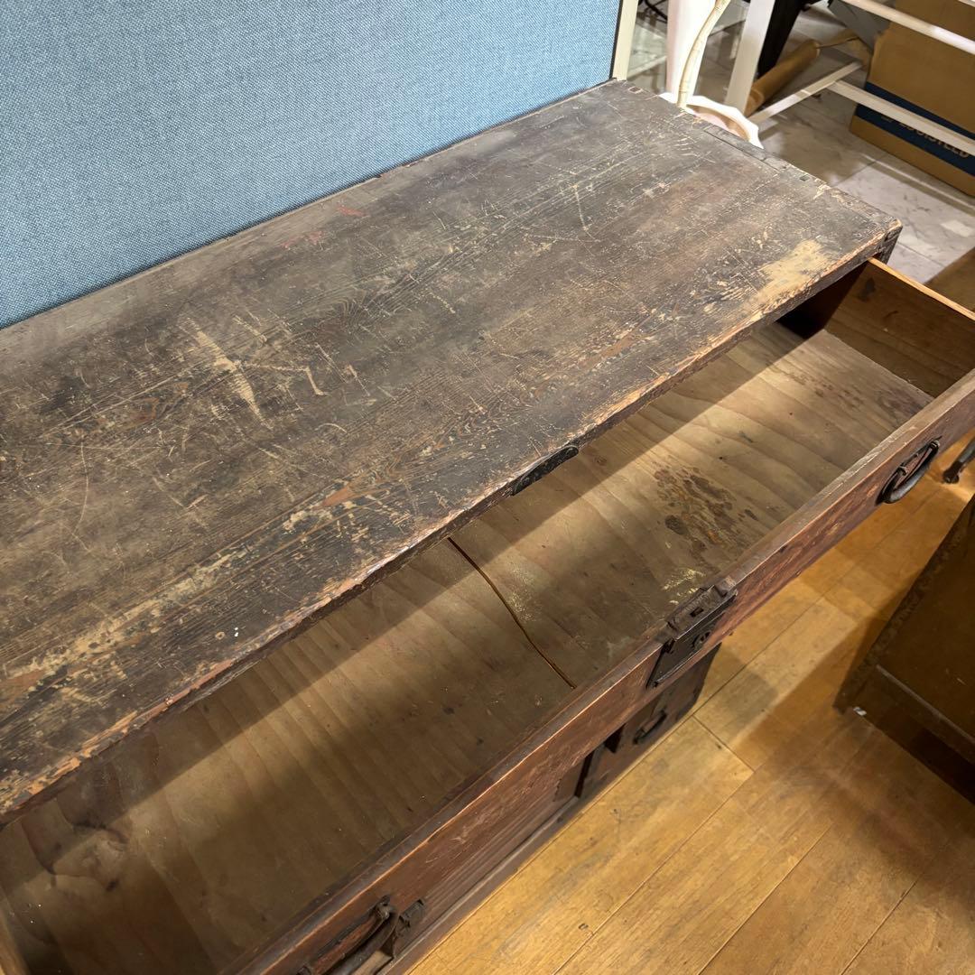 うらら 希少 明治時代 アンティーク 箪笥 レトロ タンス 時代箪笥