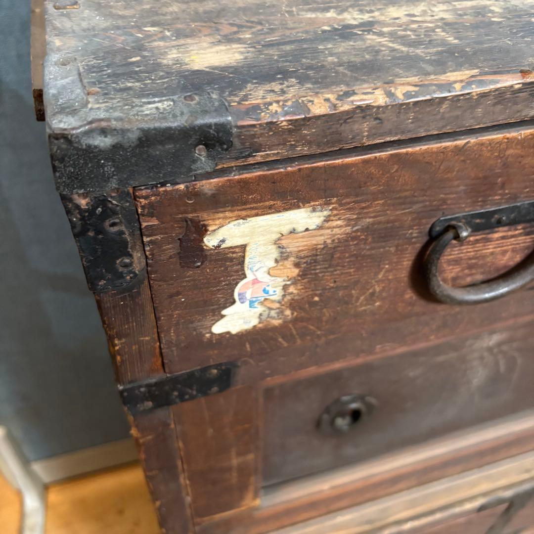 うらら 希少 明治時代 アンティーク 箪笥 レトロ タンス 時代箪笥