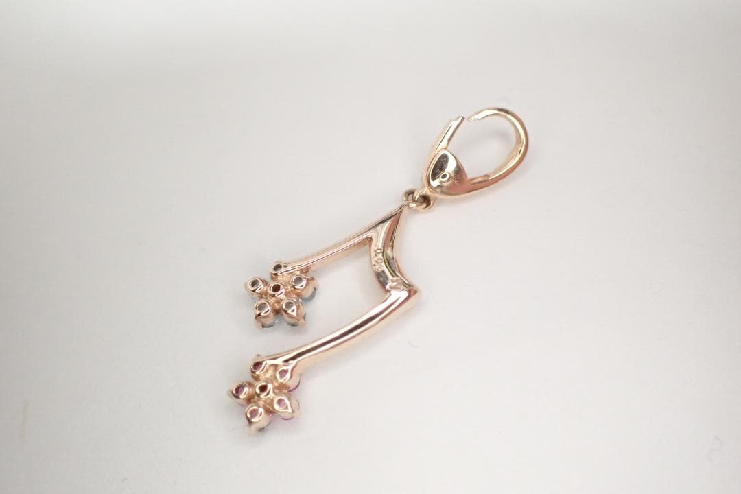 30/美品 ポンテヴェキオ K9PG 音符 ペンダントトップ チャーム