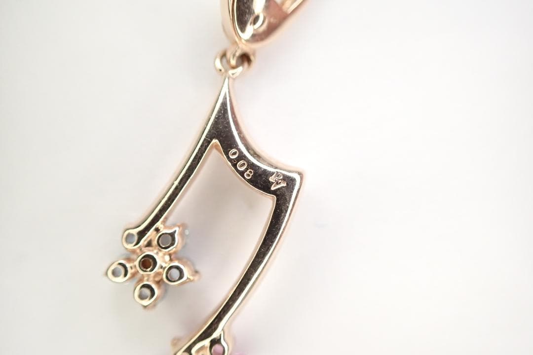 30/美品 ポンテヴェキオ K9PG 音符 ペンダントトップ チャーム