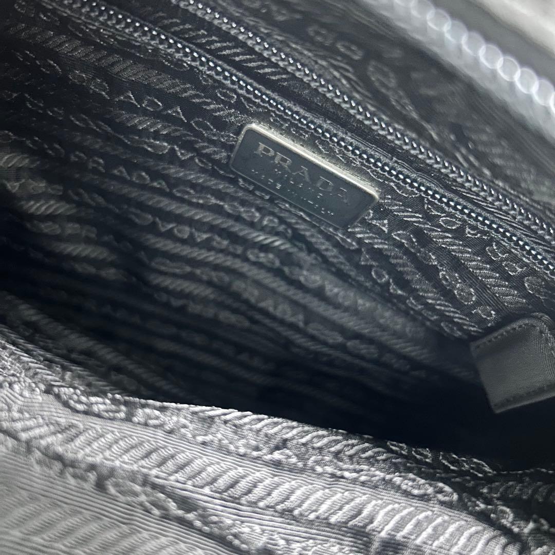 最終値下げ‼️【極美品】プラダ ナイロン トートバッグ 三角ロゴ ブラック 黒色