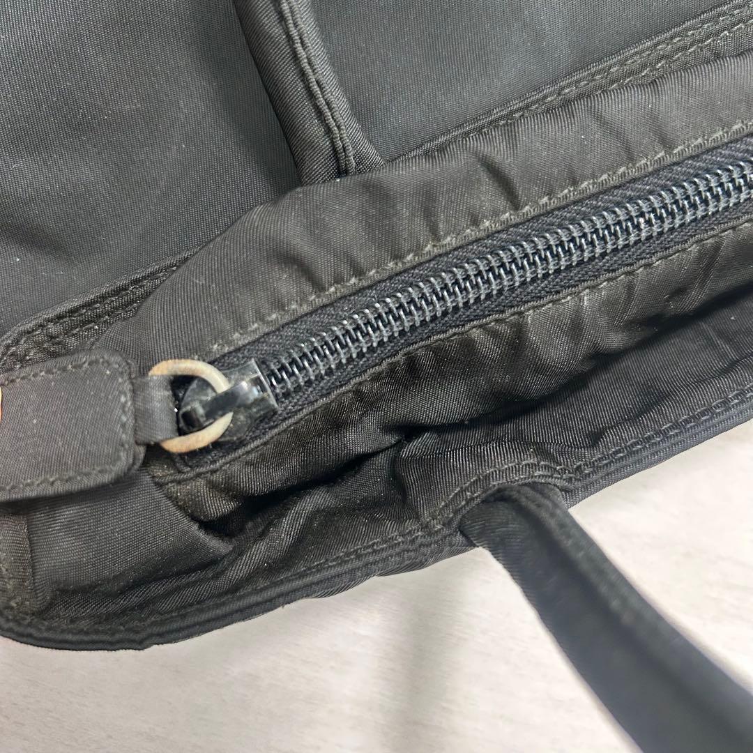 最終値下げ‼️【極美品】プラダ ナイロン トートバッグ 三角ロゴ ブラック 黒色