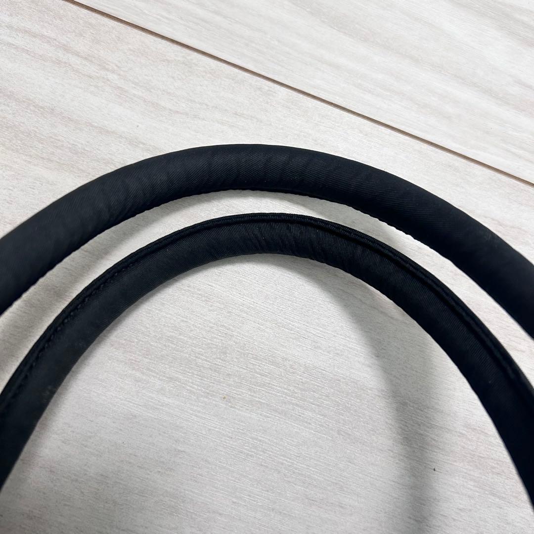 最終値下げ‼️【極美品】プラダ ナイロン トートバッグ 三角ロゴ ブラック 黒色