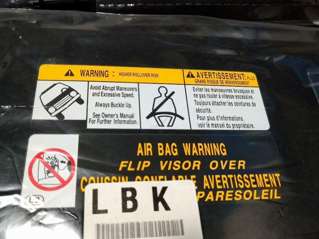 新型レクサスRX 北米仕様サンバイザー 新品未使用 ブラック USDM